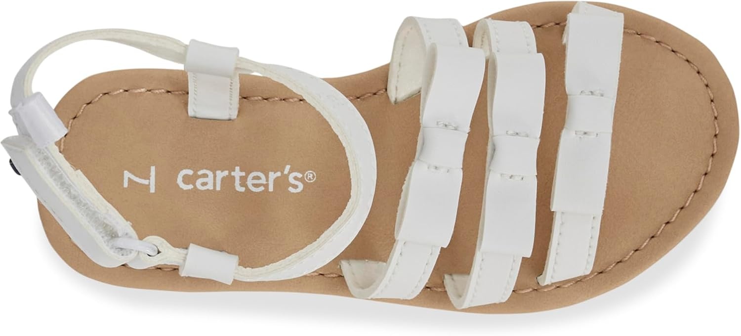 image:imageCarters Kids Casual SandalWhite