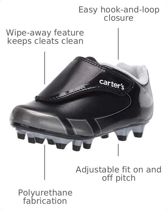 image:imageCarters Kids Fica Soccer ShoesBlack 2021