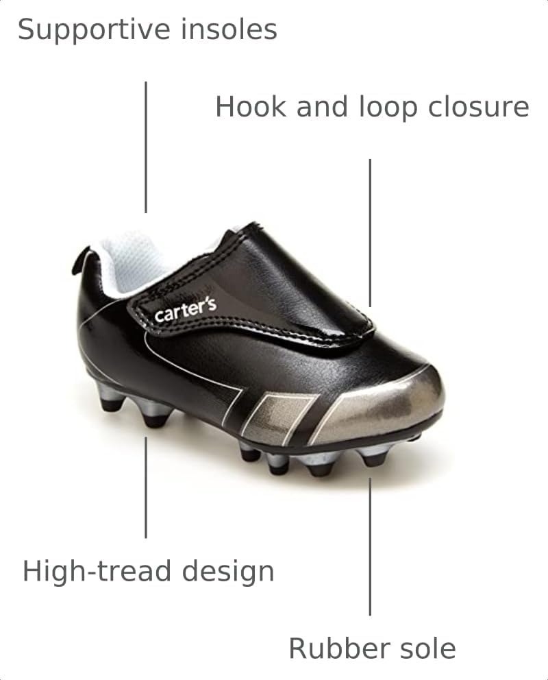 image:imageCarters Kids Fica Soccer ShoesBlack