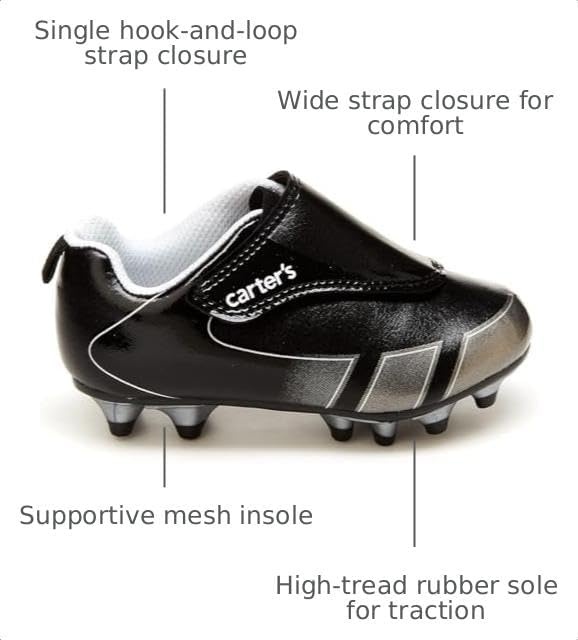 image:imageCarters Kids Fica Soccer ShoesBlack Cf24