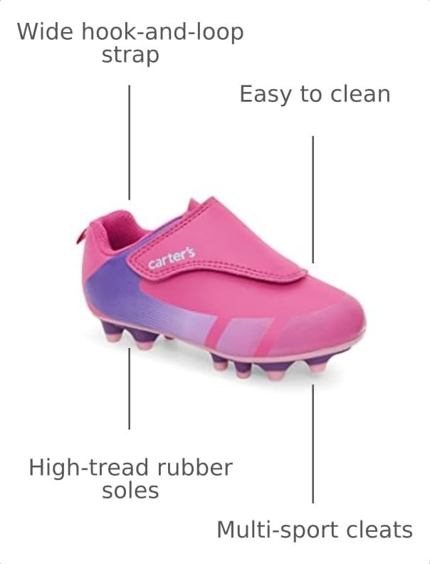 image:imageCarters Kids Fica Soccer ShoesFuchsia F22