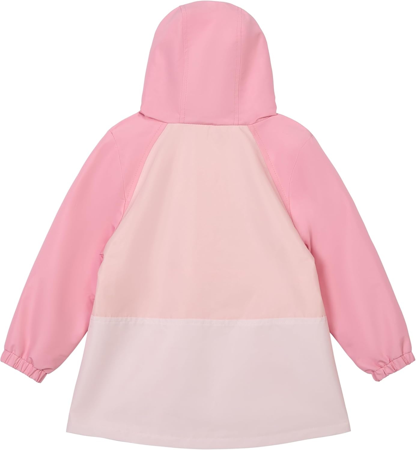 image:imageCarters Toddler amp Little Girls Midweight Fleece Lined Hooded Raincoat Rain JacketColorblock Pink