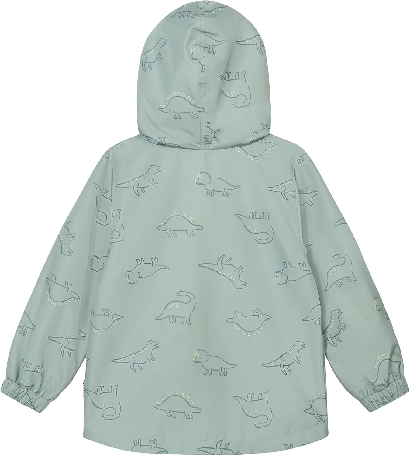 image:imageCarters Toddler amp Little Girls Midweight Fleece Lined Hooded Raincoat Rain JacketGreen Dinos