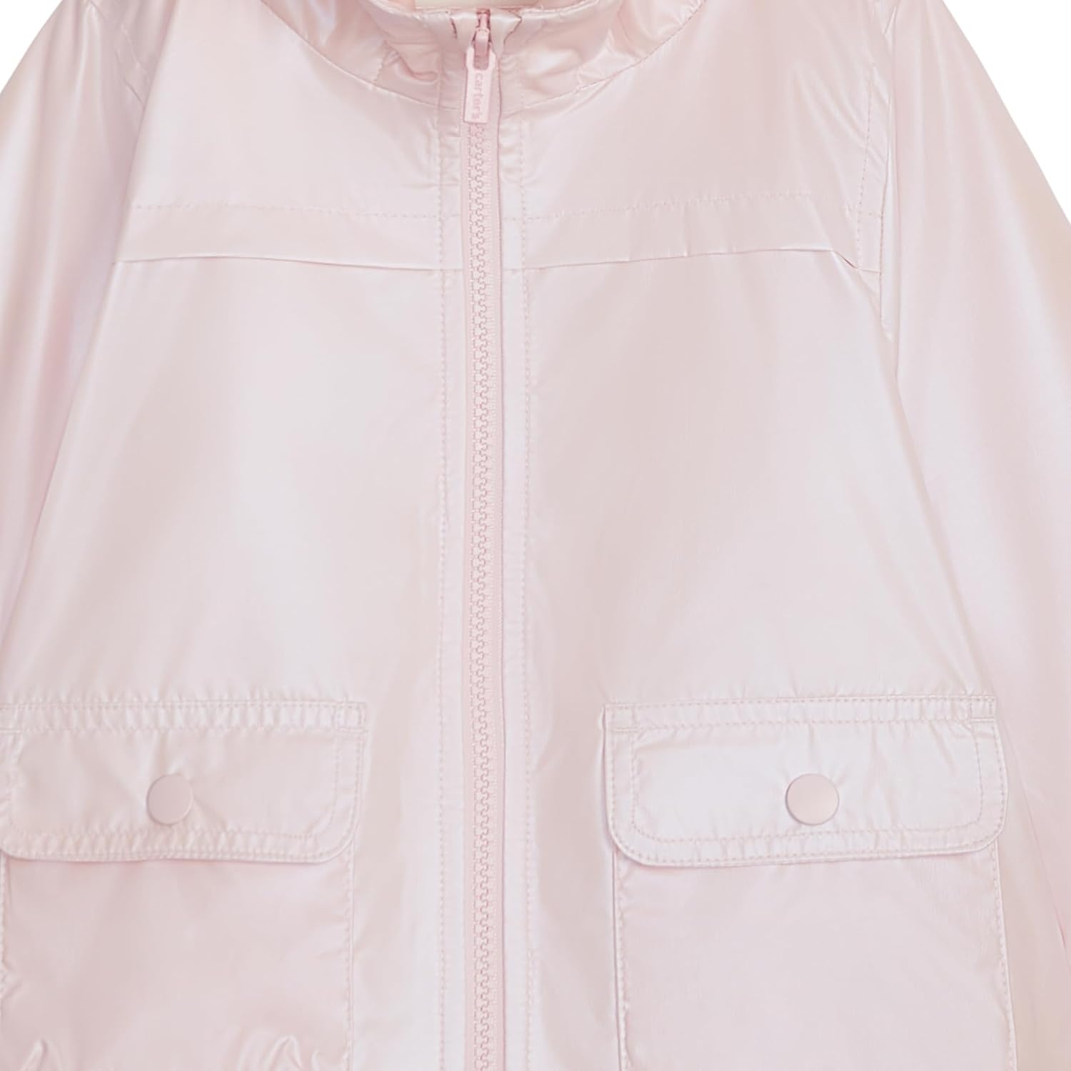 image:imageCarters Toddler amp Little Girls Midweight Fleece Lined Hooded Raincoat Rain JacketPink