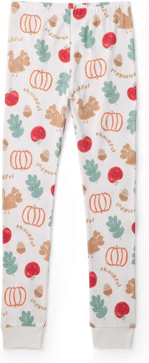 image:imageCarters babyboys 2piece Holiday Cotton PjThanksgiving Fam Print