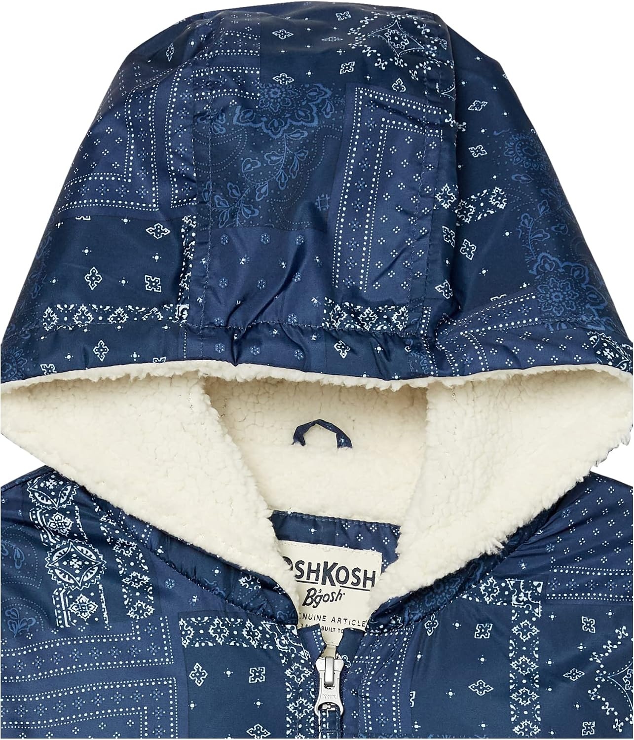 image:imageOSHKOSH BGOSH girls Midweight Fleece Lined Windbreaker JacketIndigo