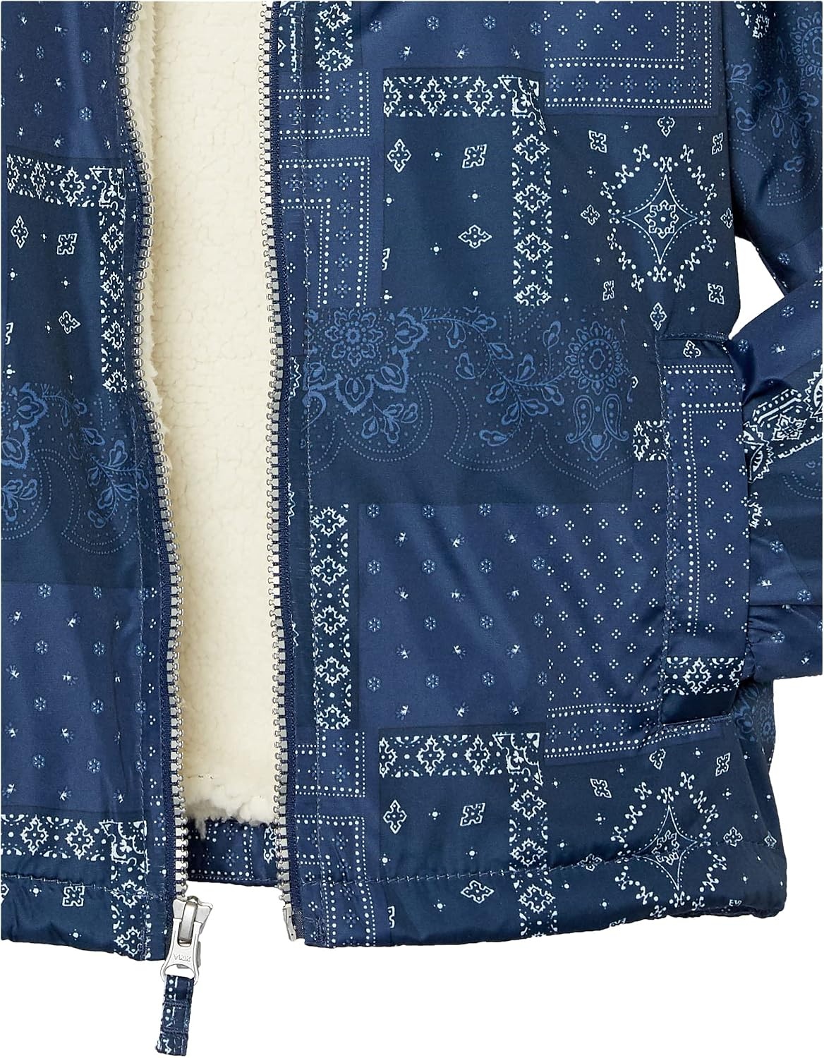 image:imageOSHKOSH BGOSH girls Midweight Fleece Lined Windbreaker JacketIndigo