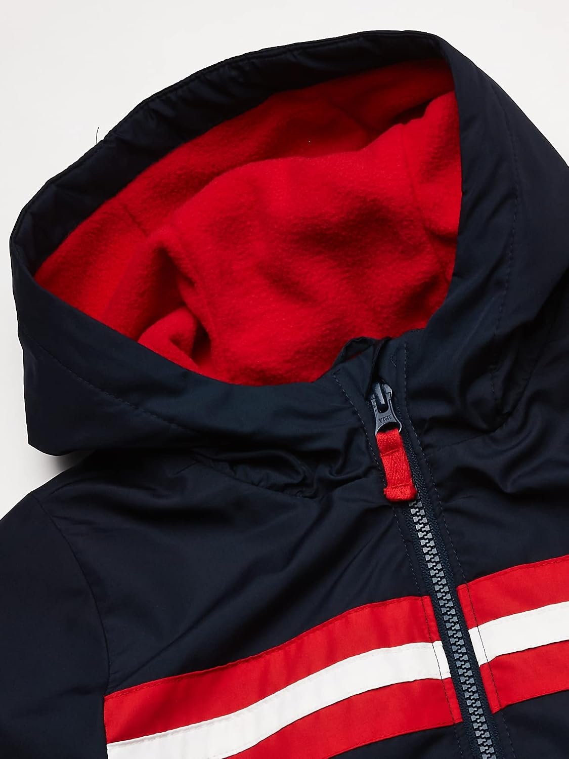 image:imageOsh Kosh boys Midweight Fleece Lined Windbreaker JacketDeep Navy Bandana Red
