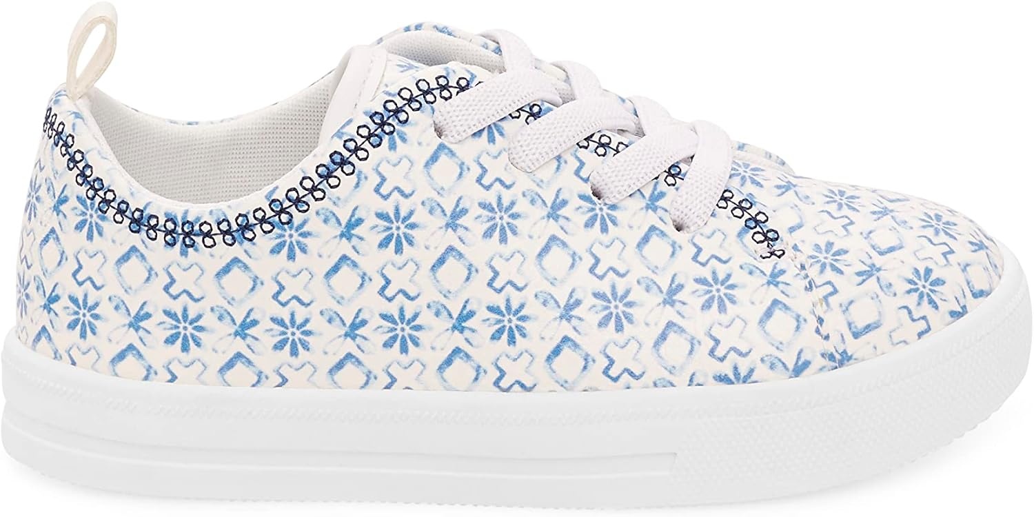 image:imageOshKosh BGosh Toddler and Little Girls Lola Casual ShoeWhiteBlue