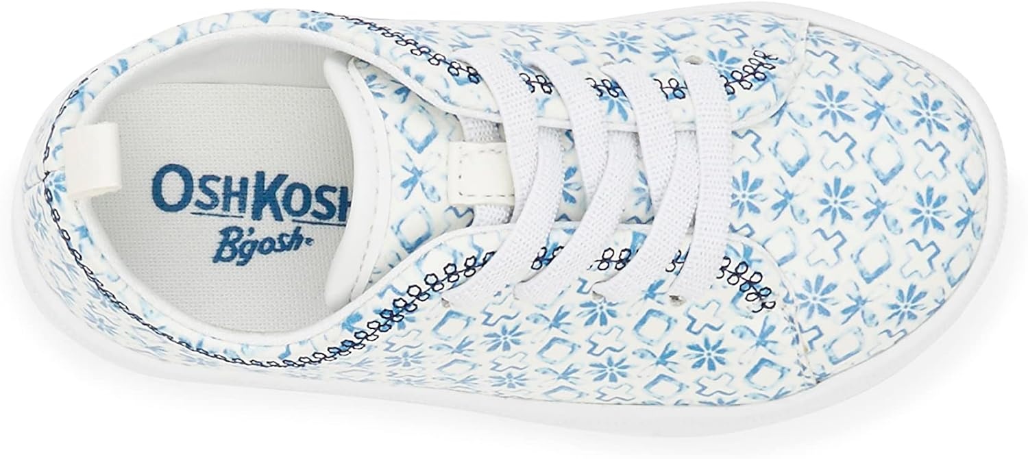 image:imageOshKosh BGosh Toddler and Little Girls Lola Casual ShoeWhiteBlue