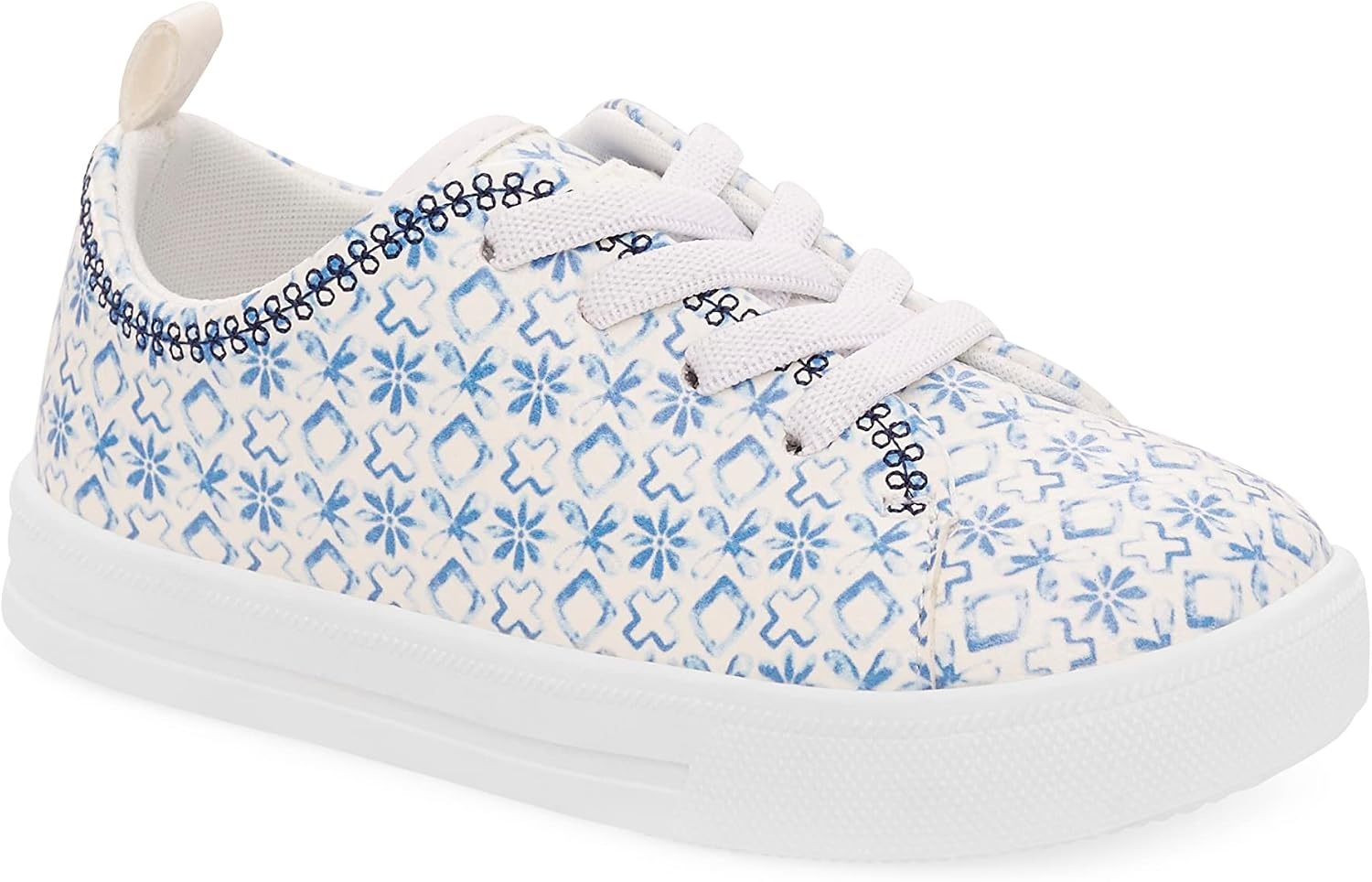image:imageOshKosh BGosh Toddler and Little Girls Lola Casual ShoeWhiteBlue