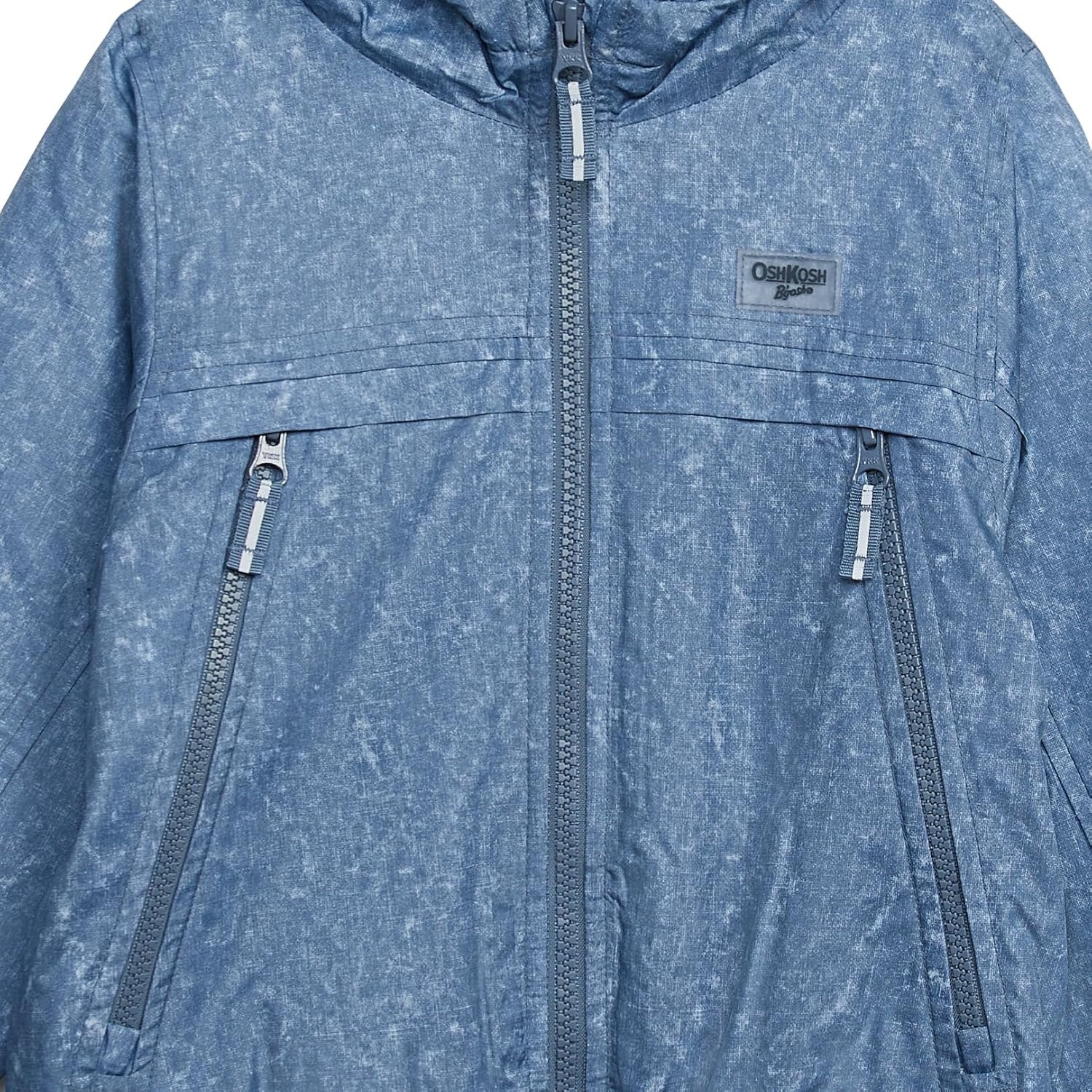 image:imageOshKosh Bgosh Boys Sporty Bomber Jacket with Fleece Hood and LiningBlue