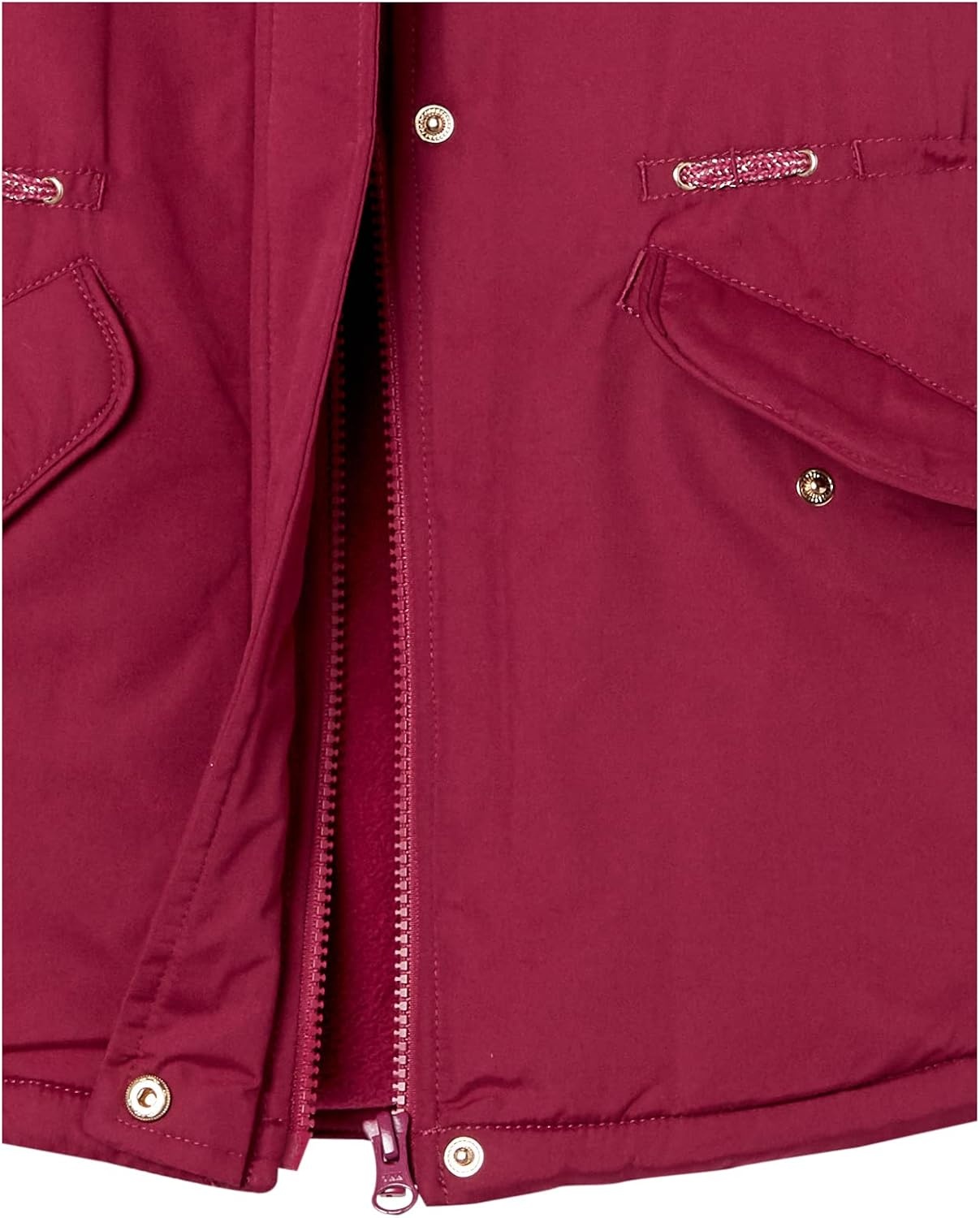 image:imageOshKosh Bgosh Girls Heavyweight Faux Fur Hooded Parka Warm Winter CoatScarlet