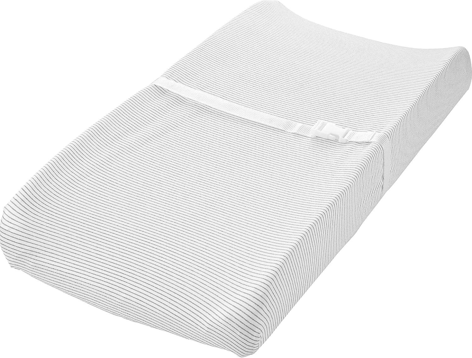 image:imageSimple Joys by Carters Baby 2Pack Cotton Changing Pad CoversWhite StarsStripe