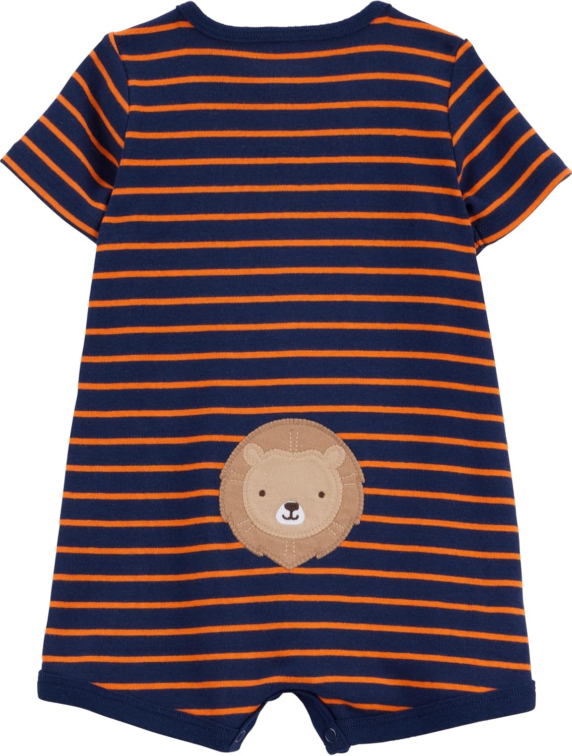 image:imageSimple Joys by Carters Baby 3Pack Snapup RompersGrey CarsNavy LionTurquoise Green Horizontal Stripe