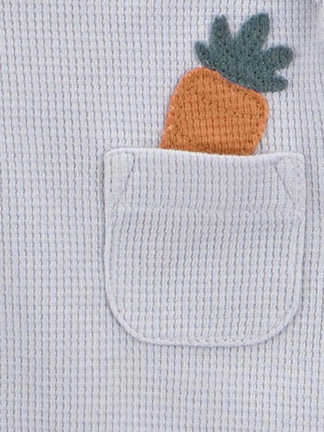 image:imageSimple Joys by Carters Baby 6piece Bodysuits Short and Long Sleeve and Pants SetBlue Veggie
