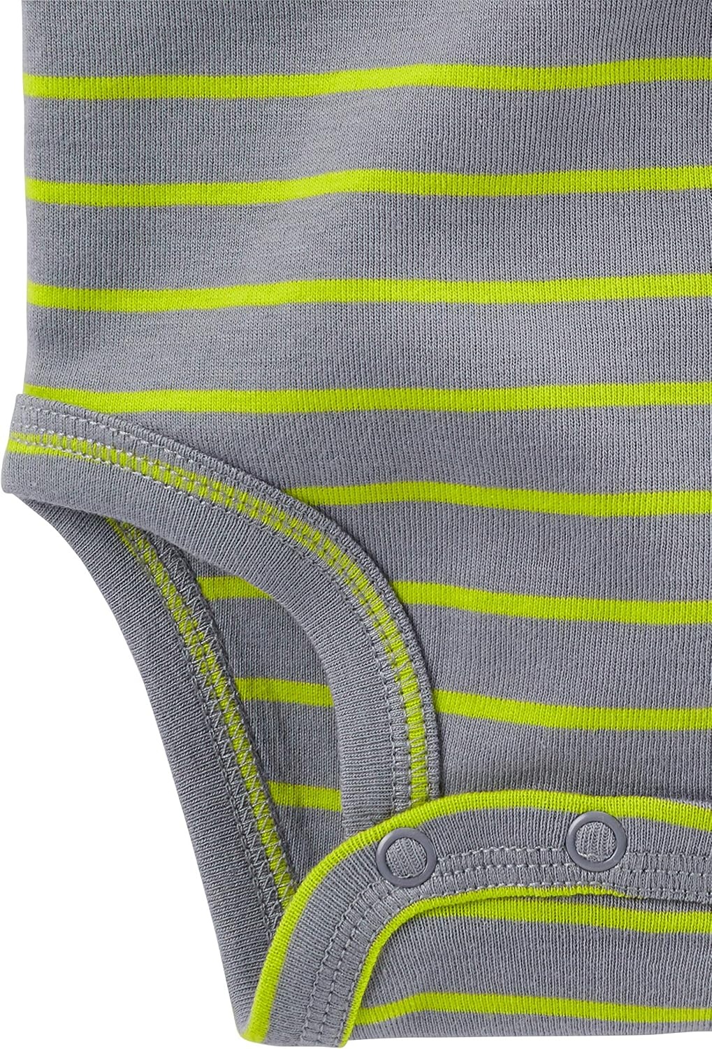 image:imageSimple Joys by Carters Baby 6piece Bodysuits Short and Long Sleeve and Pants SetMulticolorDinosaurRhinoStripeText Print