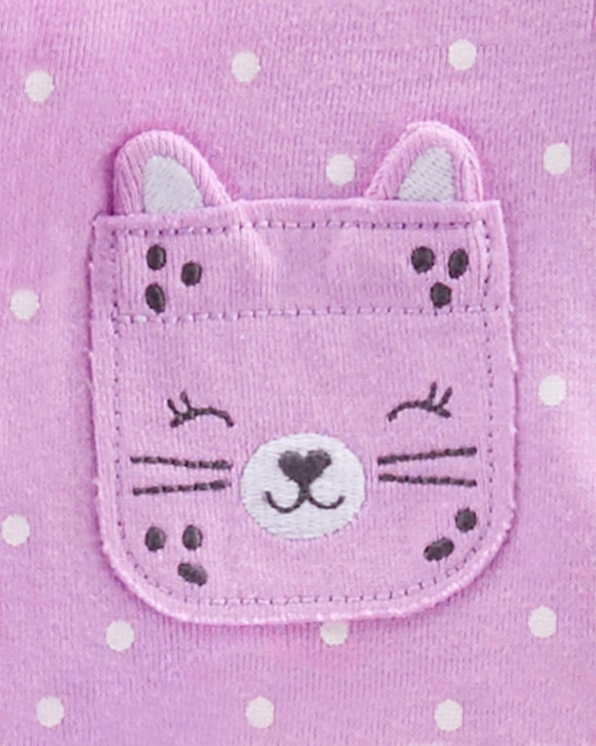 image:imageSimple Joys by Carters Baby Boys 3 pack Snap up RompersLight PinkLilac DotsWhite Unicorn