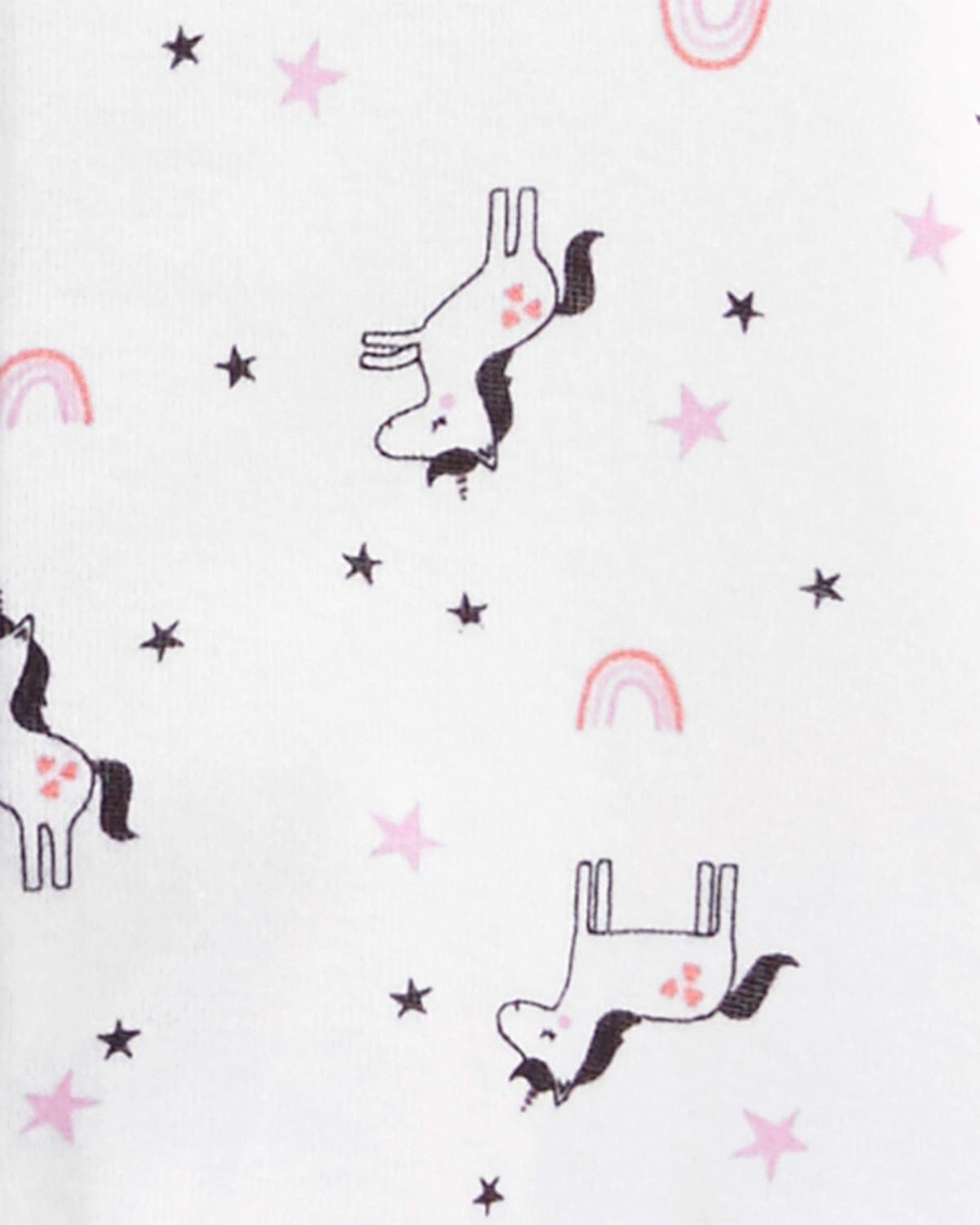 image:imageSimple Joys by Carters Baby Boys 3 pack Snap up RompersLight PinkLilac DotsWhite Unicorn