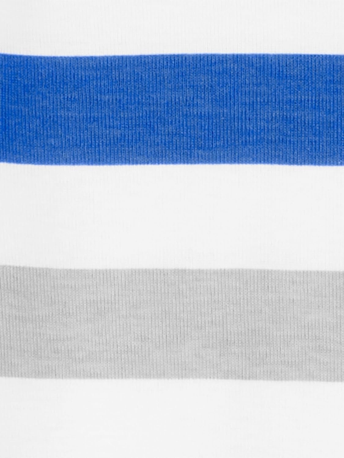 image:imageSimple Joys by Carters Baby Boys 3pack JumpsuitsGrey Heather Rugby StripeNavy Text PrintWhite Stripe