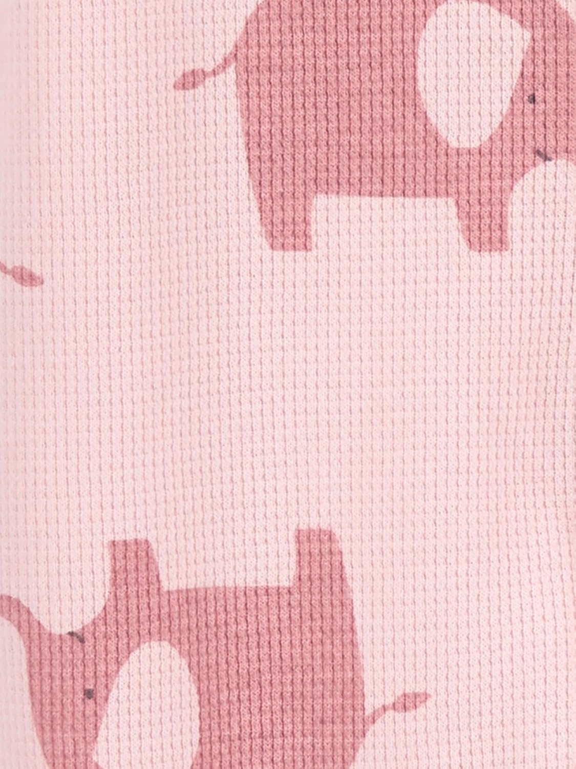image:imageSimple Joys by Carters Baby Girls 2way Zip Thermal Footed Sleep and Play Pack of 2Pink ElephantWhite Floral