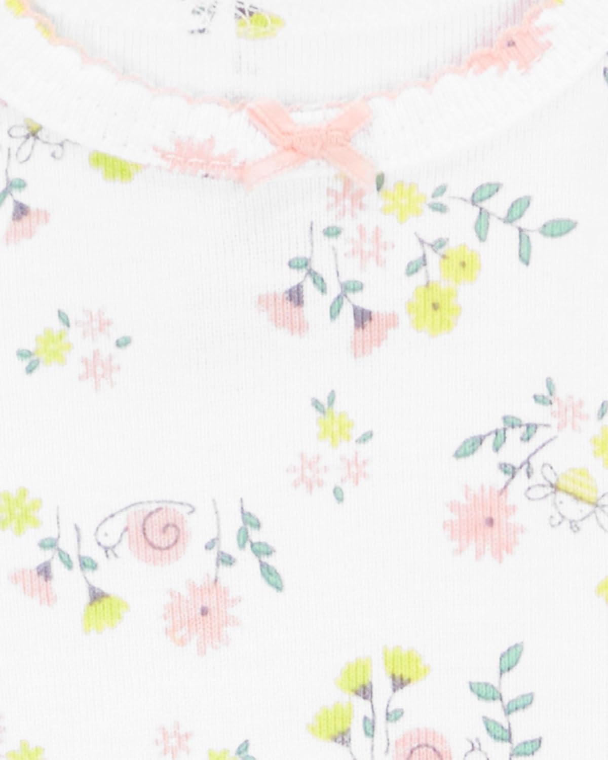 image:imageSimple Joys by Carters Baby Girls 3pack Cotton Sleeper GownBlue DucksPink AnimalWhite Floral