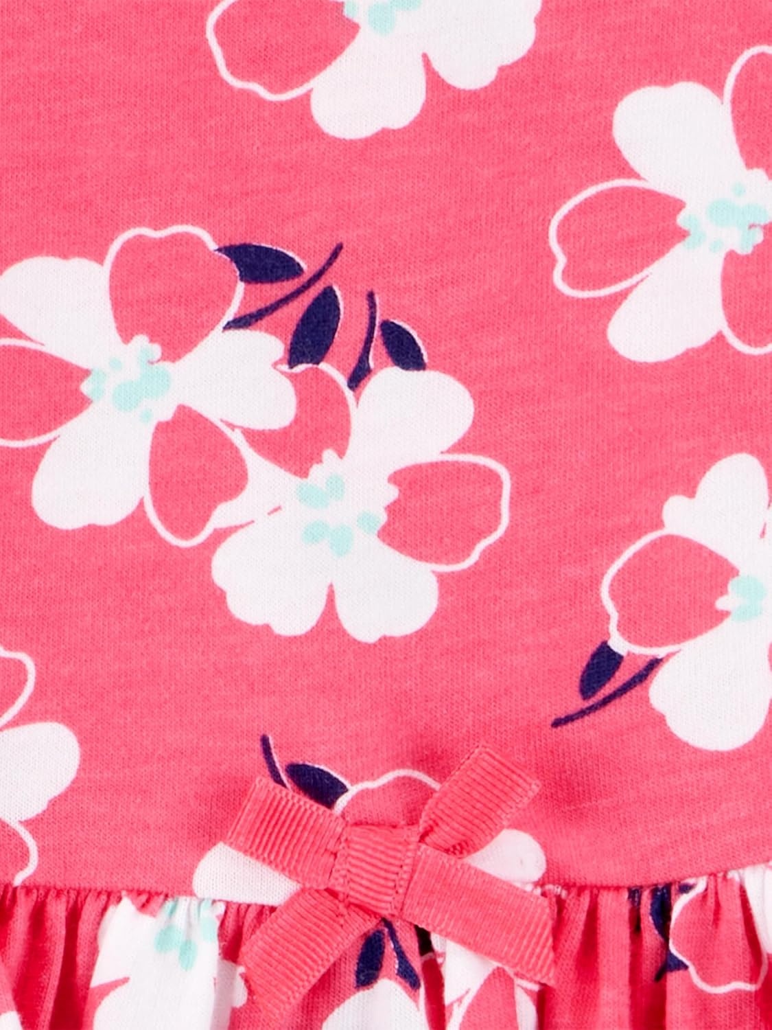 image:imageSimple Joys by Carters Baby Girls 3pack Romper Sunsuit and DressMint Green CherryNavy StripePink Floral