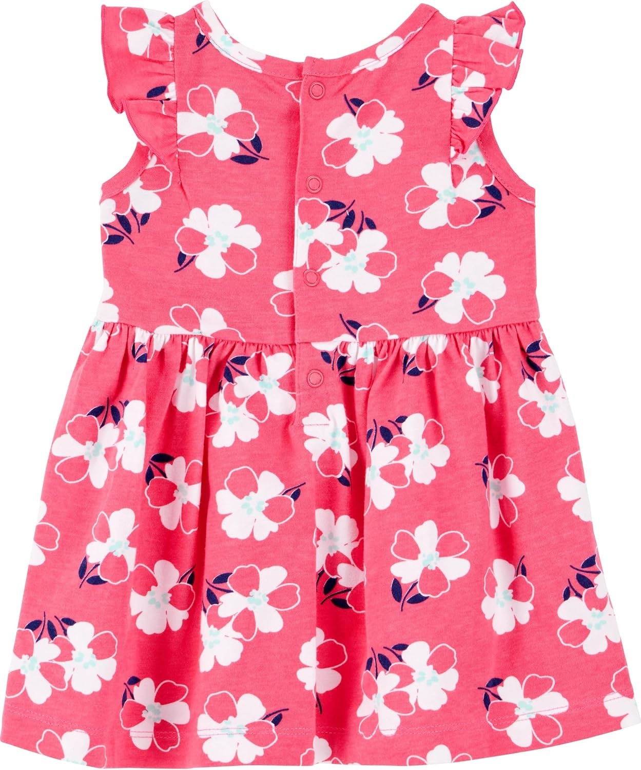 image:imageSimple Joys by Carters Baby Girls 3pack Romper Sunsuit and DressMint Green CherryNavy StripePink Floral