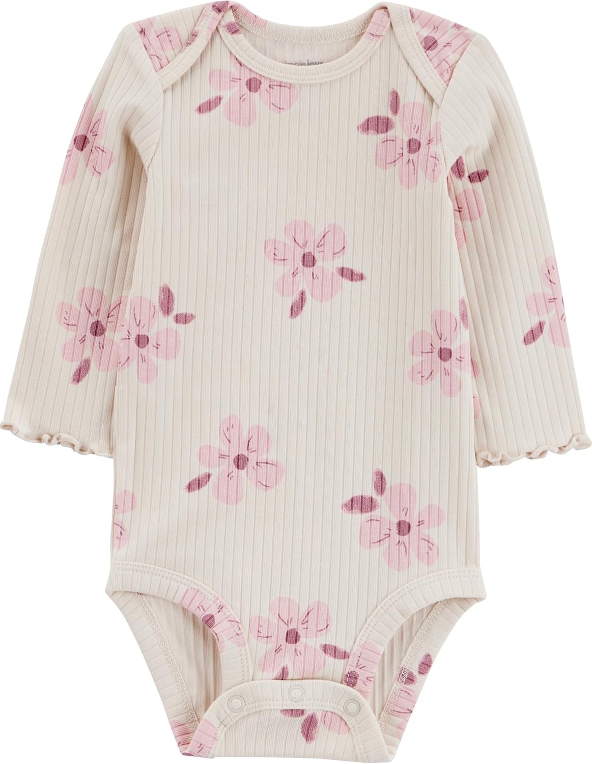image:imageSimple Joys by Carters Baby Girls 4piece Jacket Pant and Bodysuit SetWhite Ground Floral