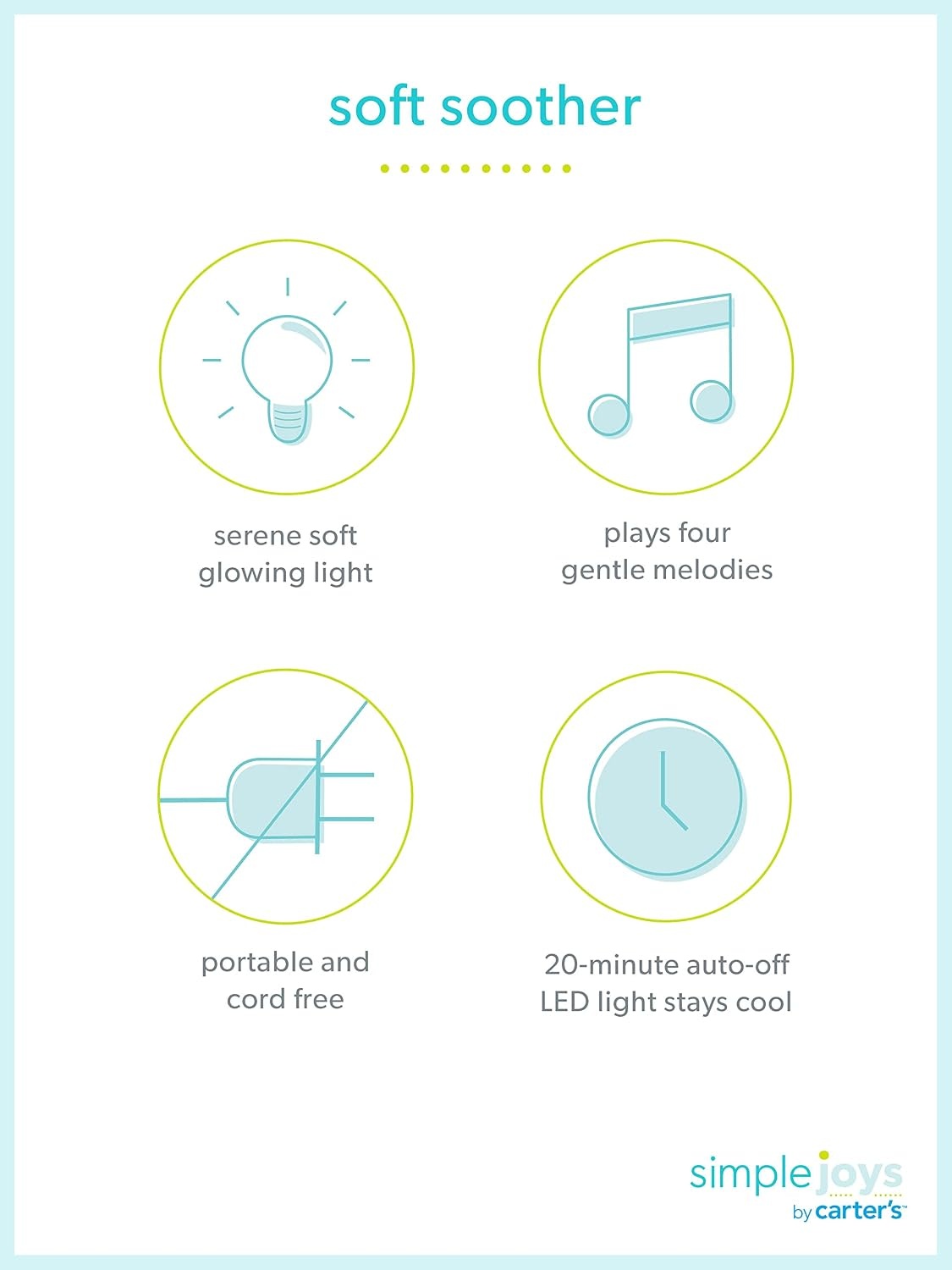image:imageSimple Joys by Carters Baby Soft SootherPanda