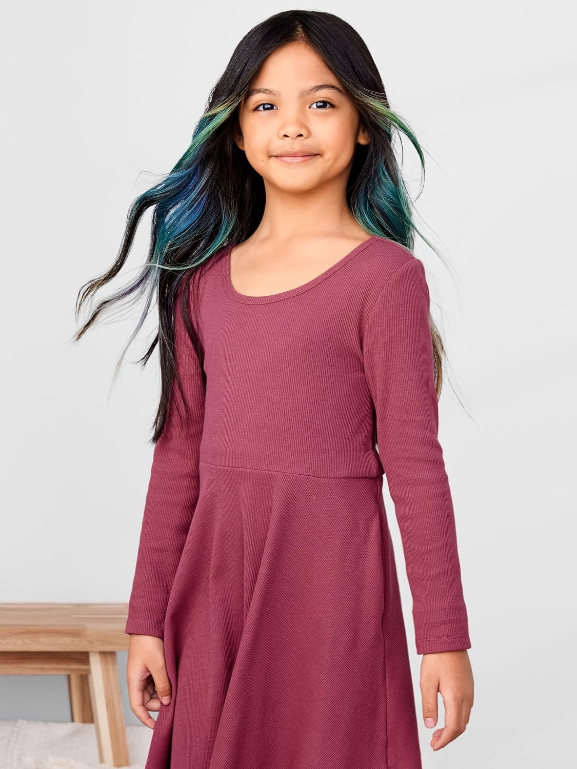 image:imageSimple Joys by Carters Girls 2Pack LongSleeve Dress SetPlumFloral