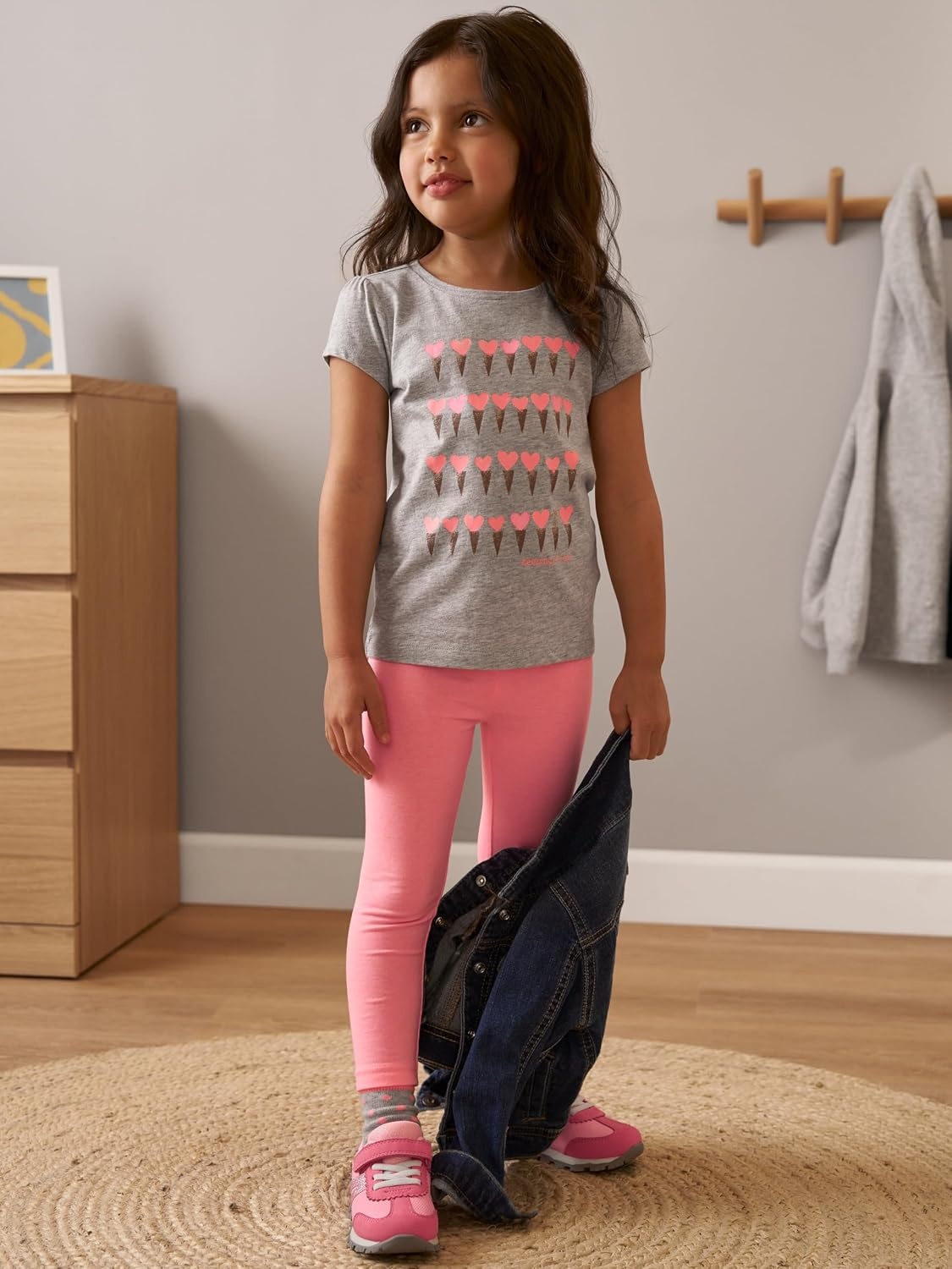image:imageSimple Joys by Carters Girls 3 pack LeggingsNavyPinkDenim