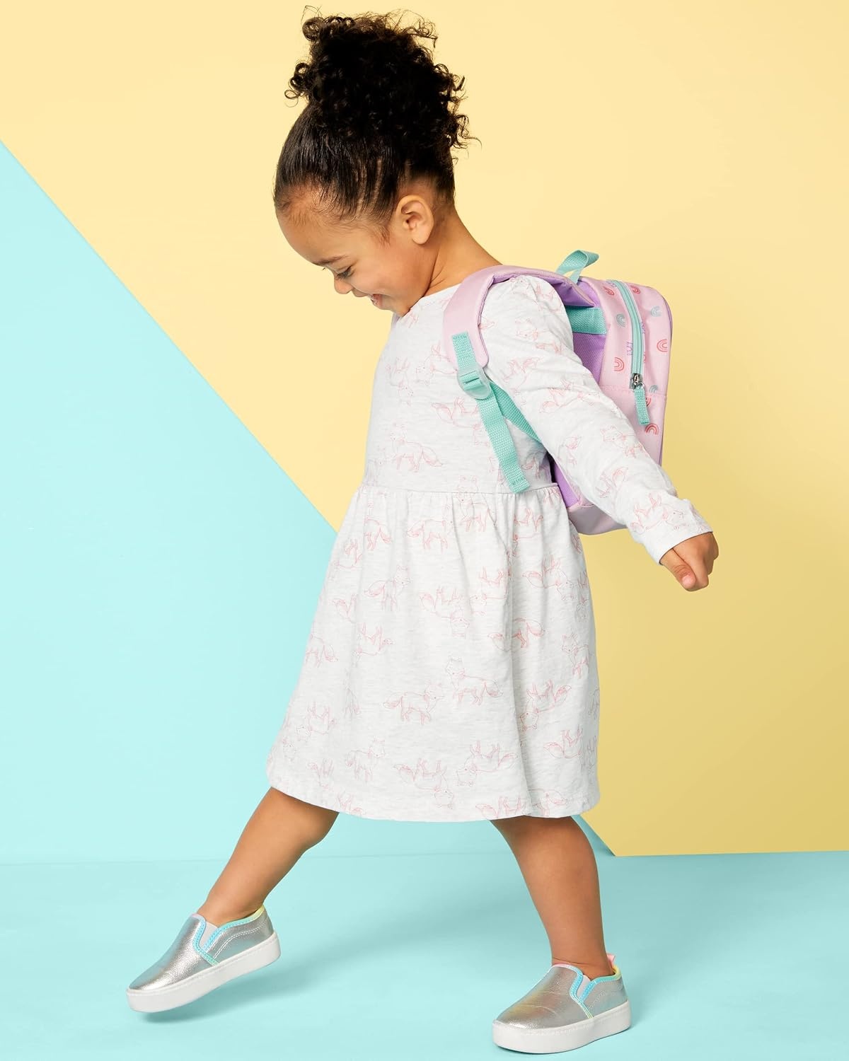 image:imageSimple Joys by Carters Mini Backpack Mint Green Watermelon One SizePink Rainbow