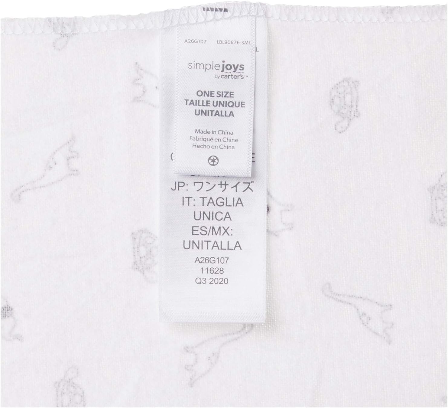 image:imageSimple Joys by Carters Unisex Babies Flannel Receiving Blankets Pack of 7GreyWhiteBlack