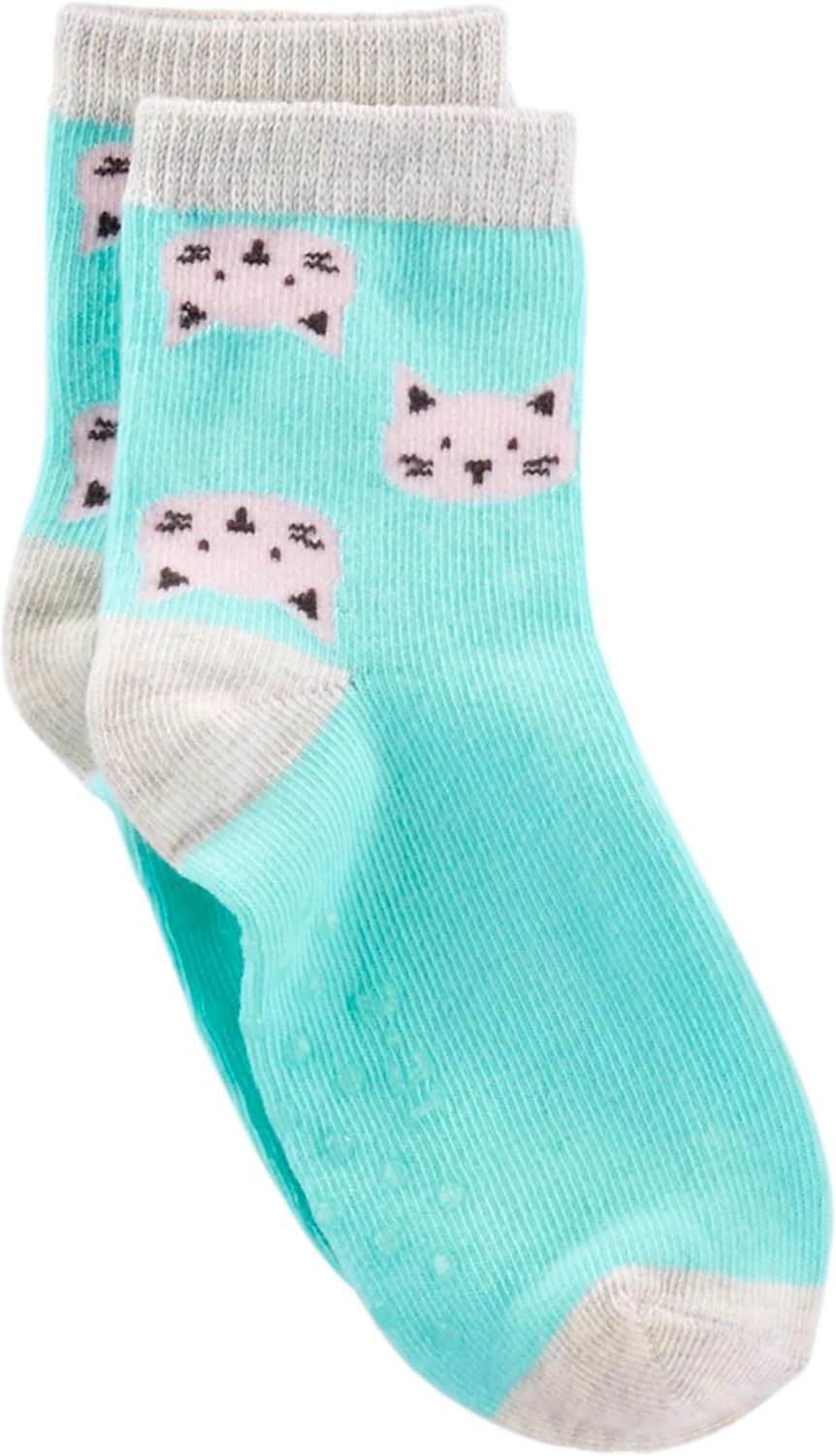 image:imageSimple Joys by Carters babyboys 12pack Neutral Sock LowAnimal PrintAvocadosCatDots