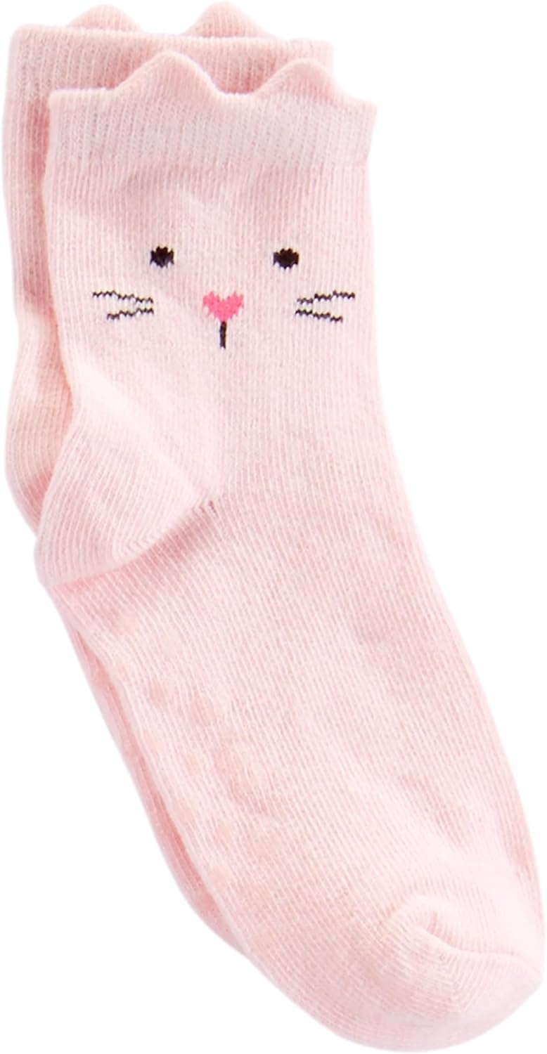 image:imageSimple Joys by Carters babyboys 12pack Neutral Sock LowAnimal PrintAvocadosCatDots