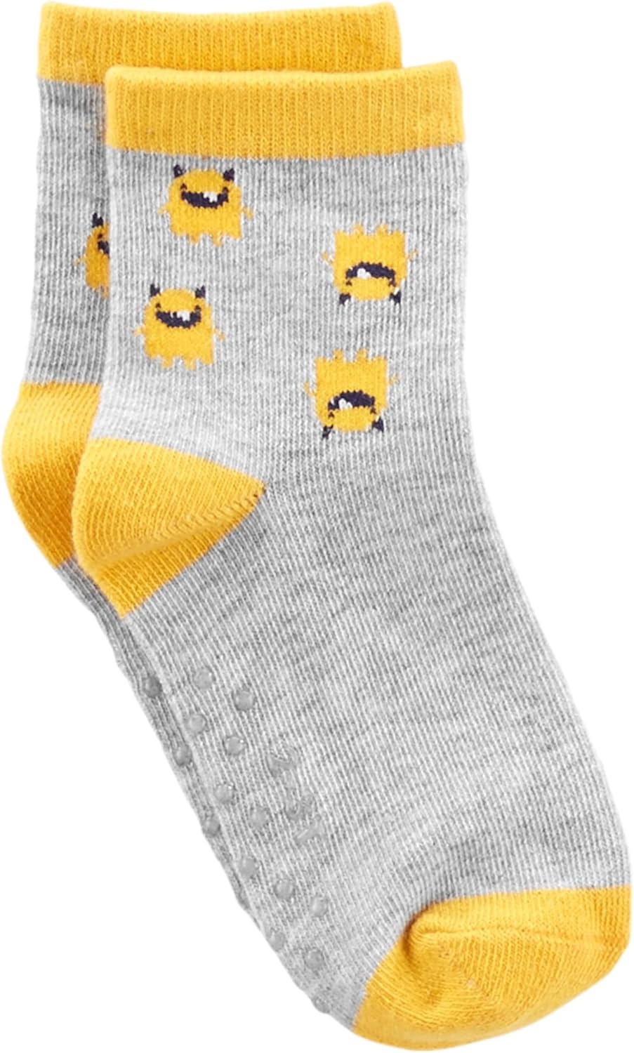 image:imageSimple Joys by Carters babyboys 12pack Neutral Sock LowMulticolorDinosaurMonsterStripe