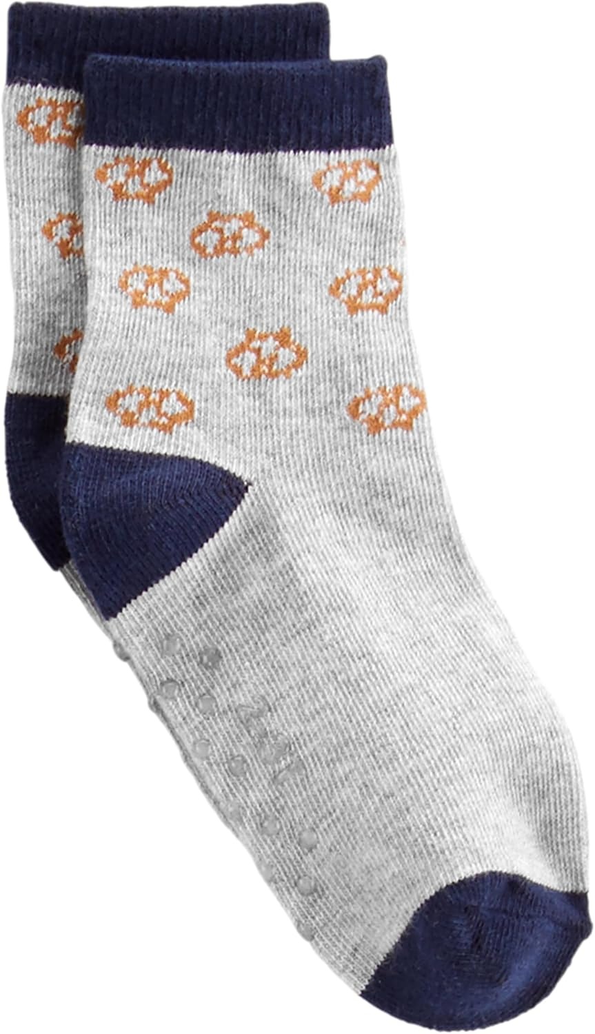 image:imageSimple Joys by Carters babyboys 12pack Neutral Sock LowMulticolorDinosaurMonsterStripe