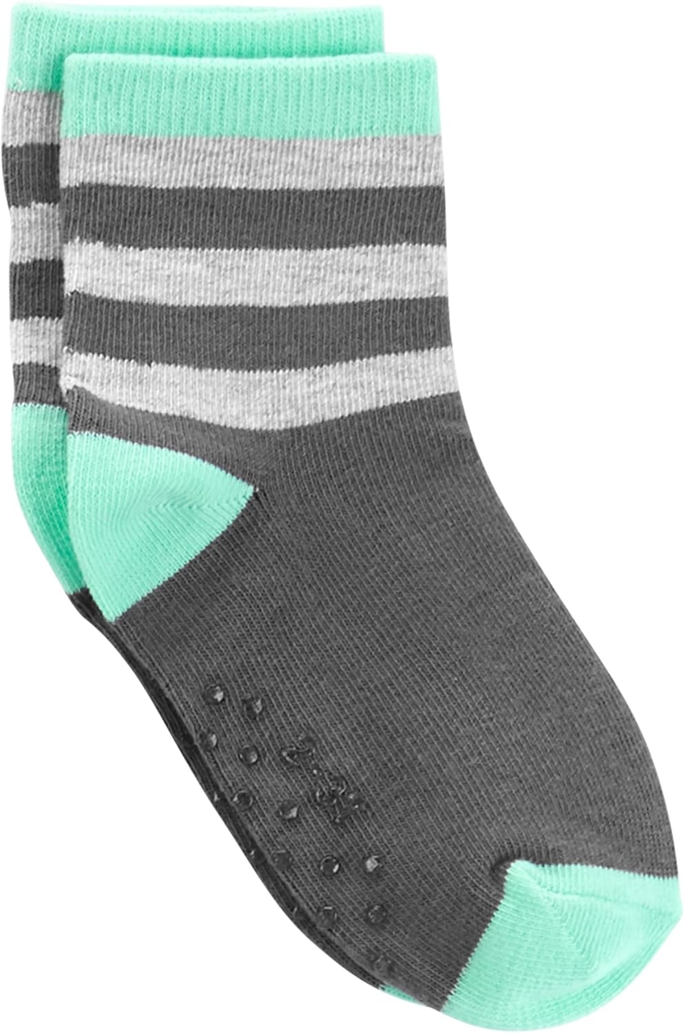 image:imageSimple Joys by Carters babyboys 12pack Neutral Sock LowMulticolorDinosaurStripe