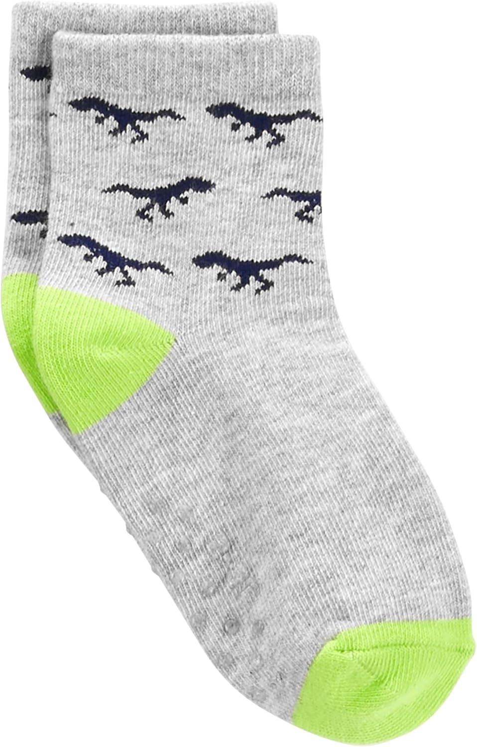 image:imageSimple Joys by Carters babyboys 12pack Neutral Sock LowMulticolorDinosaurStripe