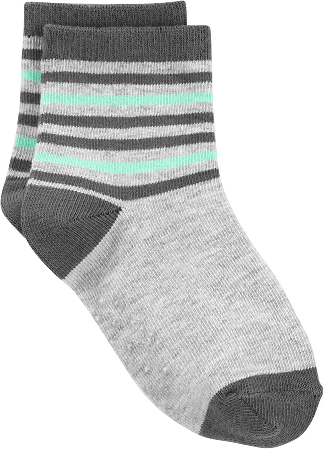 image:imageSimple Joys by Carters babyboys 12pack Neutral Sock LowMulticolorDinosaurStripe