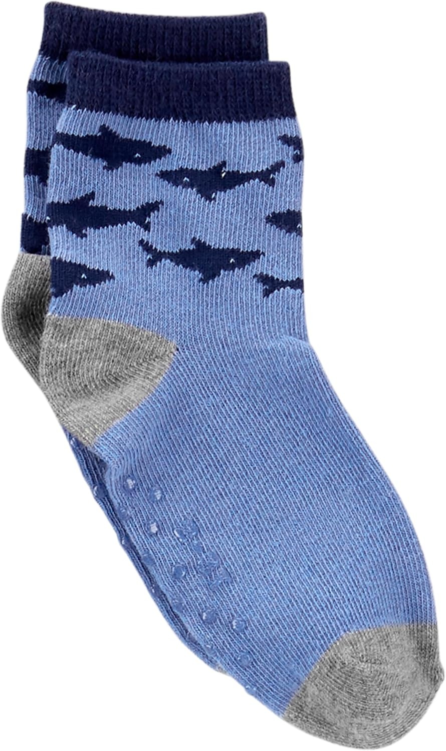 image:imageSimple Joys by Carters babyboys 12pack Neutral Sock LowMulticolorMonsterSharksStripe