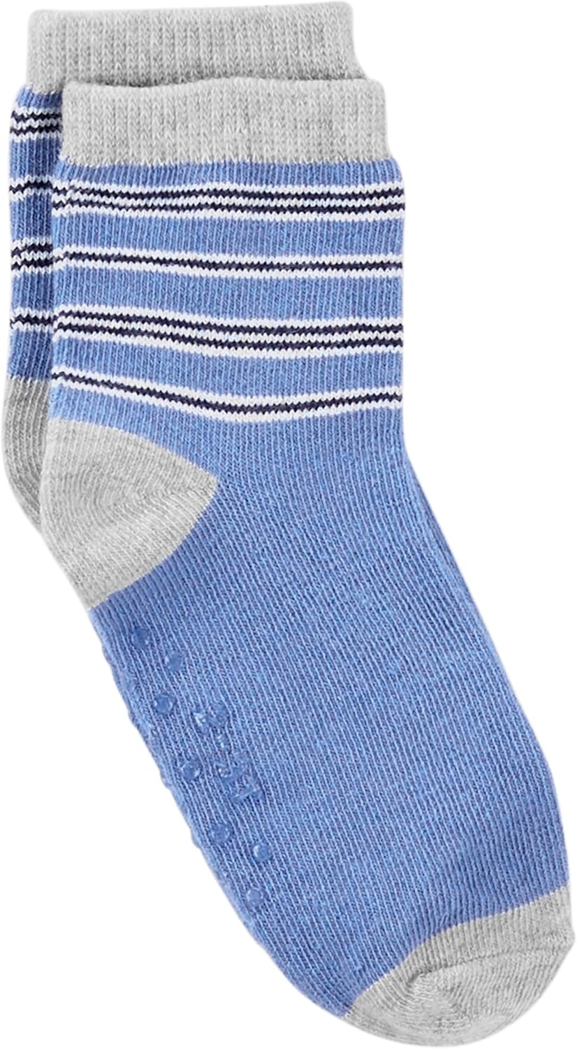 image:imageSimple Joys by Carters babyboys 12pack Neutral Sock LowMulticolorMonsterSharksStripe