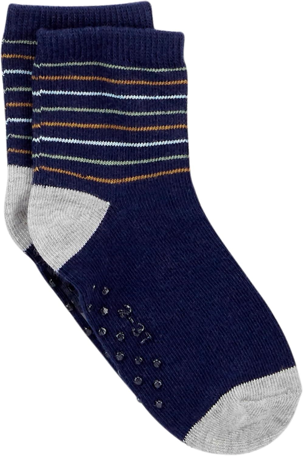 image:imageSimple Joys by Carters babyboys 12pack Neutral Sock LowMulticolorMonsterSharksStripe