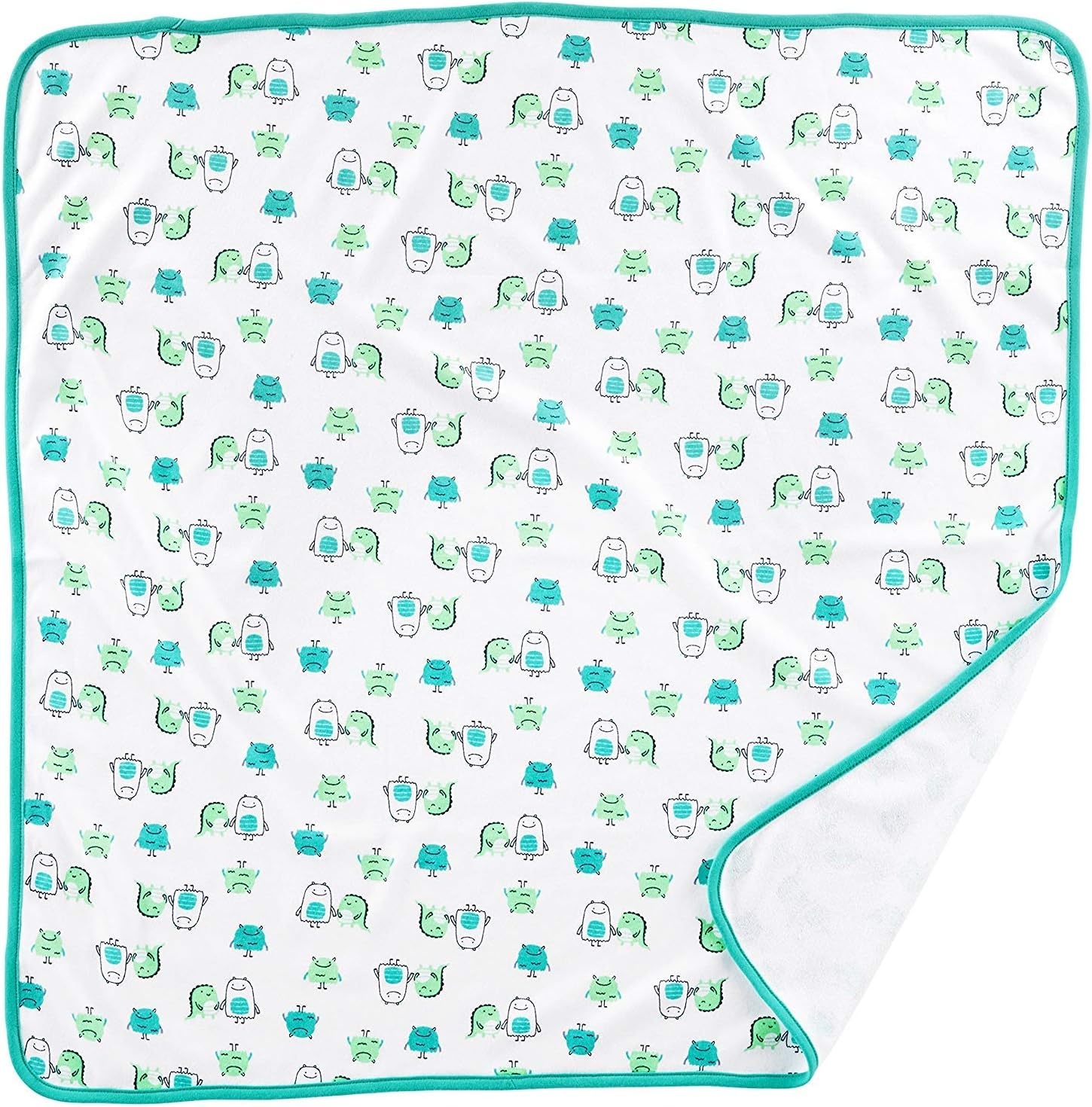 image:imageSimple Joys by Carters babygirls 8piece Towel and Washcloth SetBlueGreenWhite