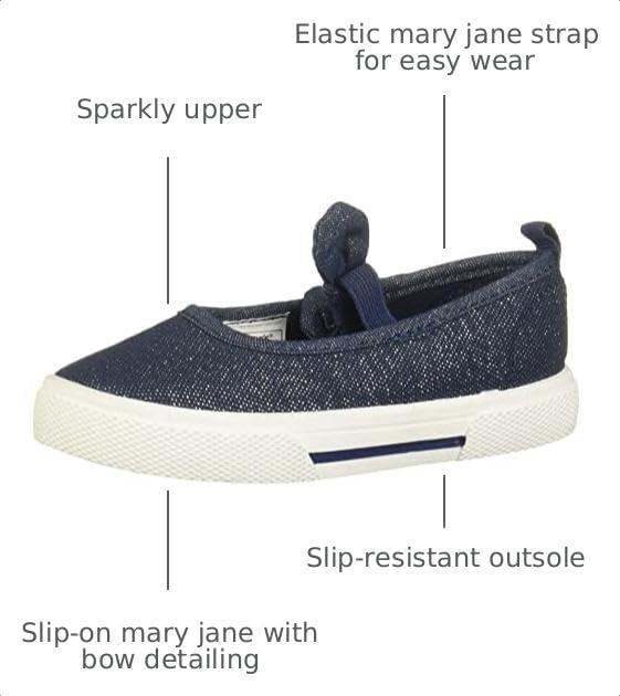 image:imagecarters Girls Capri Slip On ShoeNavy