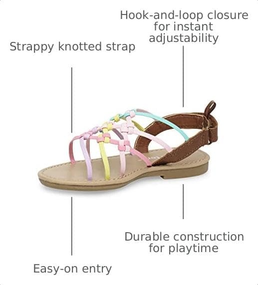image:imagecarters Girls Edina2 SandalMulti