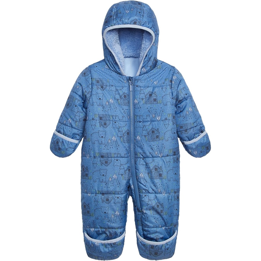 image:imageCarters Baby Cozy Onepiece Footed Pram SuitBlue