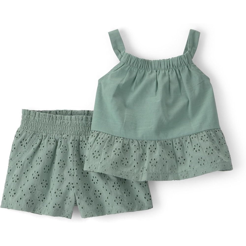 image:imageCarters Baby Girls 2piece SetGreen