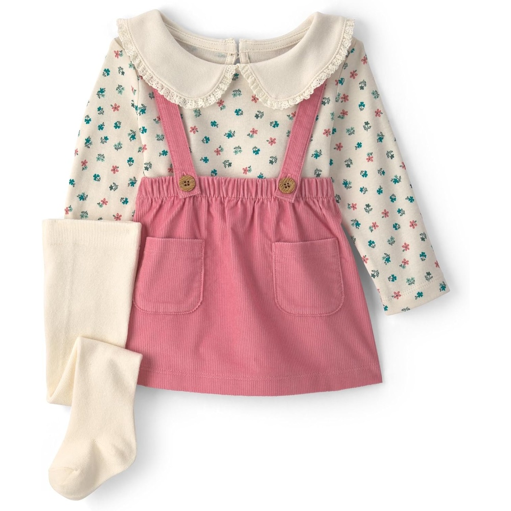 image:imageCarters Baby Girls Dress SetPink Cord